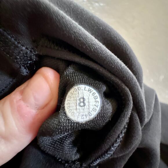 Lululemon Wunder Train Cropped High Rise Black Leggings Womens 8 - Picture 8 of 11